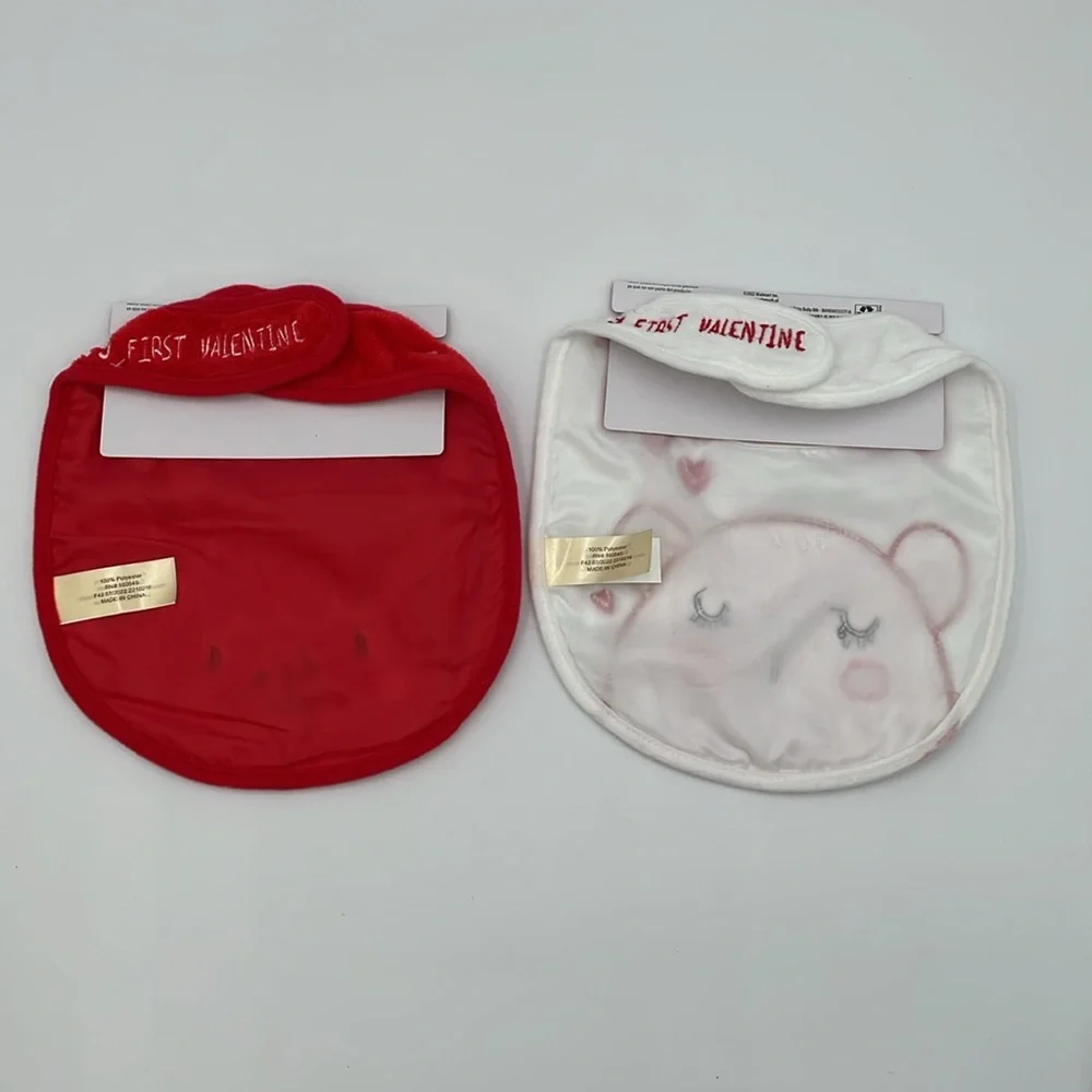 My First Valentines Day Bib Baby Bib My First Valentine‎ Bib